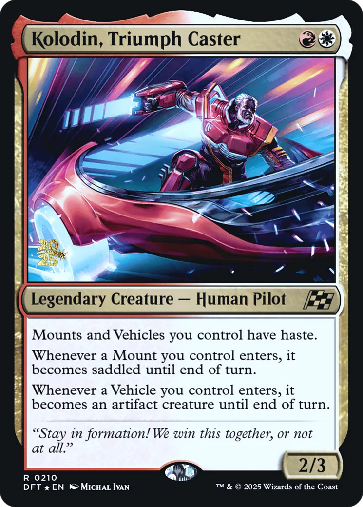 Kolodin, Triumph Caster — Aetherdrift Promos — Magic: The Gathering