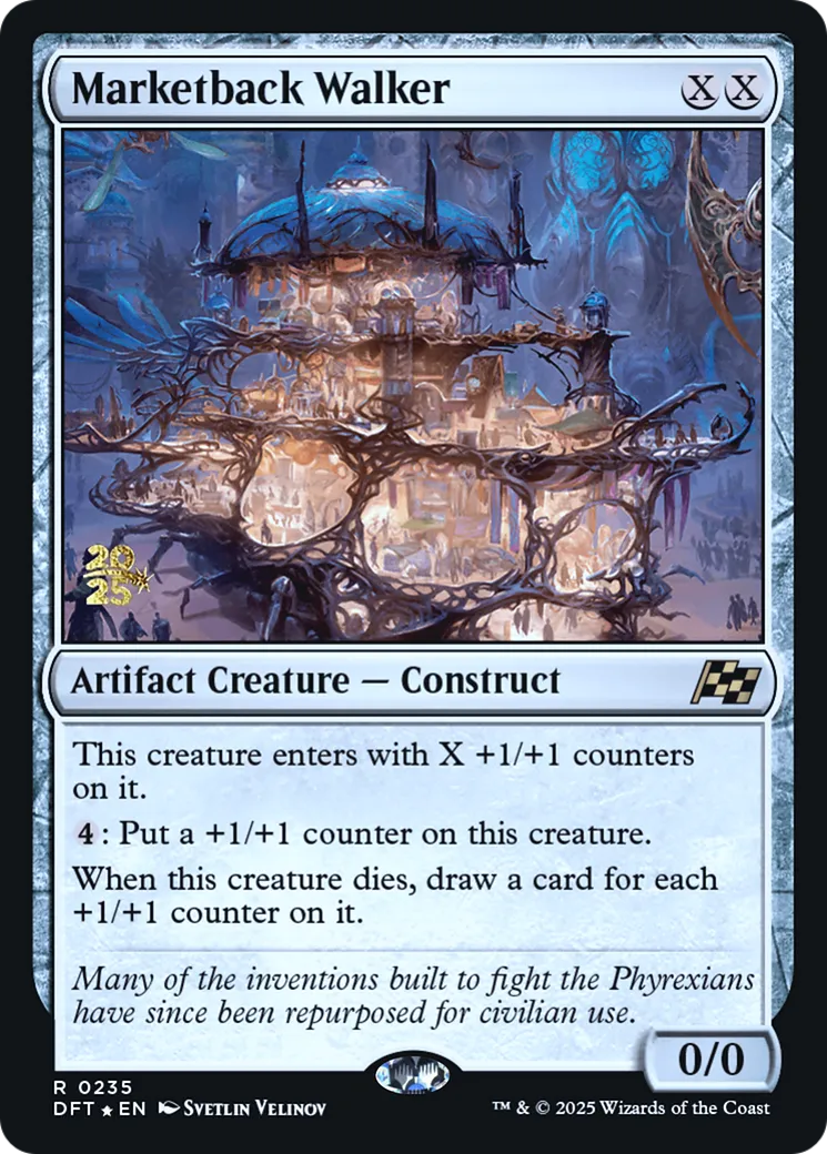 Marketback Walker — Aetherdrift Promos — Magic: The Gathering