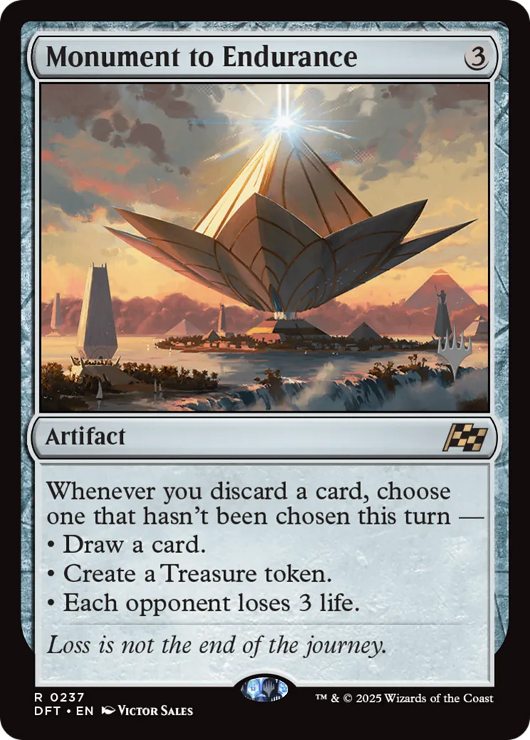 Monument to Endurance — Aetherdrift Promos — Magic: The Gathering