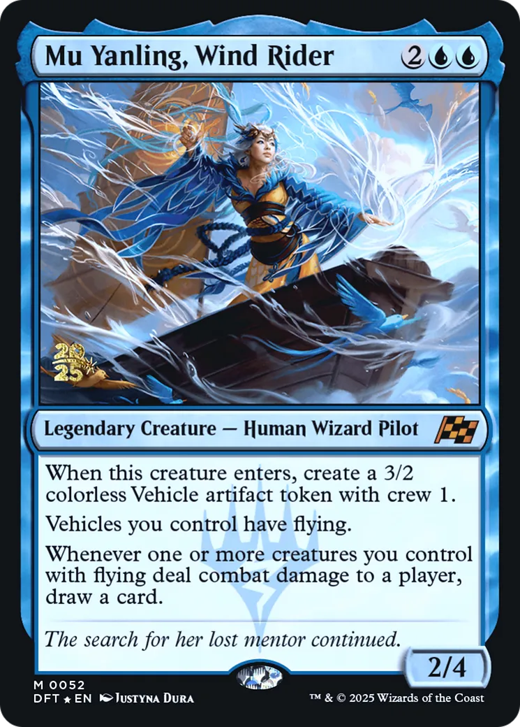 Mu Yanling, Wind Rider — Aetherdrift Promos — Magic: The Gathering