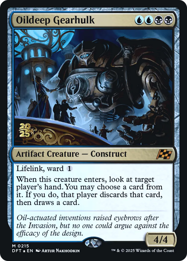 Oildeep Gearhulk — Aetherdrift Promos — Magic: The Gathering