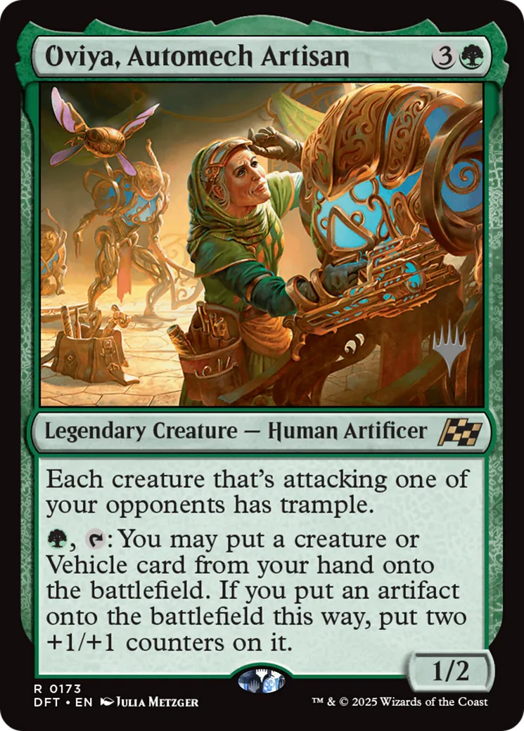 Oviya, Automech Artisan — Aetherdrift Promos — Magic: The Gathering