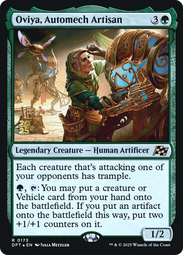 Oviya, Automech Artisan — Aetherdrift Promos — Magic: The Gathering