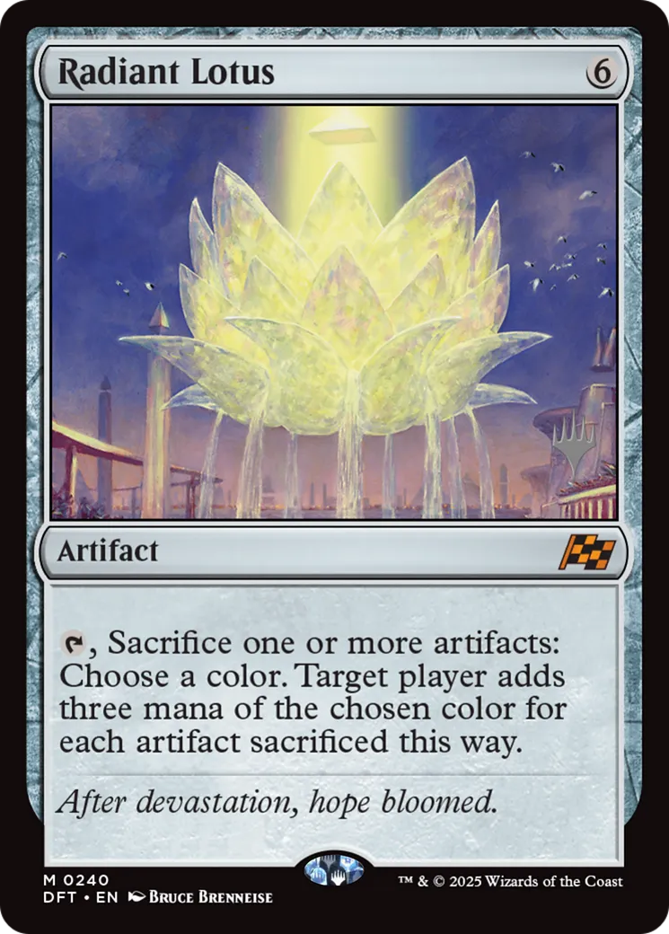 Radiant Lotus — Aetherdrift Promos — Magic: The Gathering