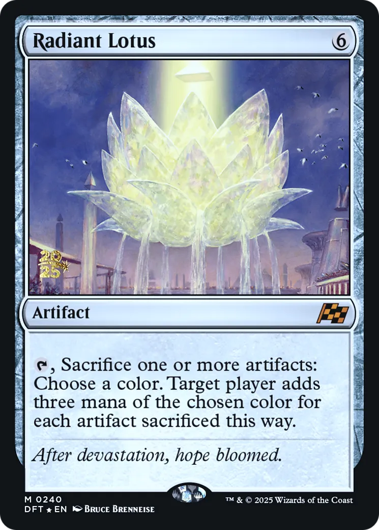 Radiant Lotus — Aetherdrift Promos — Magic: The Gathering