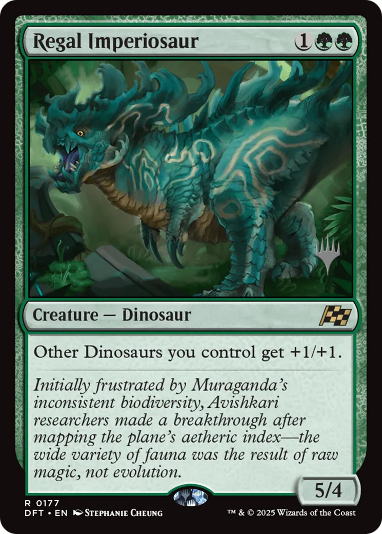 Regal Imperiosaur — Aetherdrift Promos — Magic: The Gathering