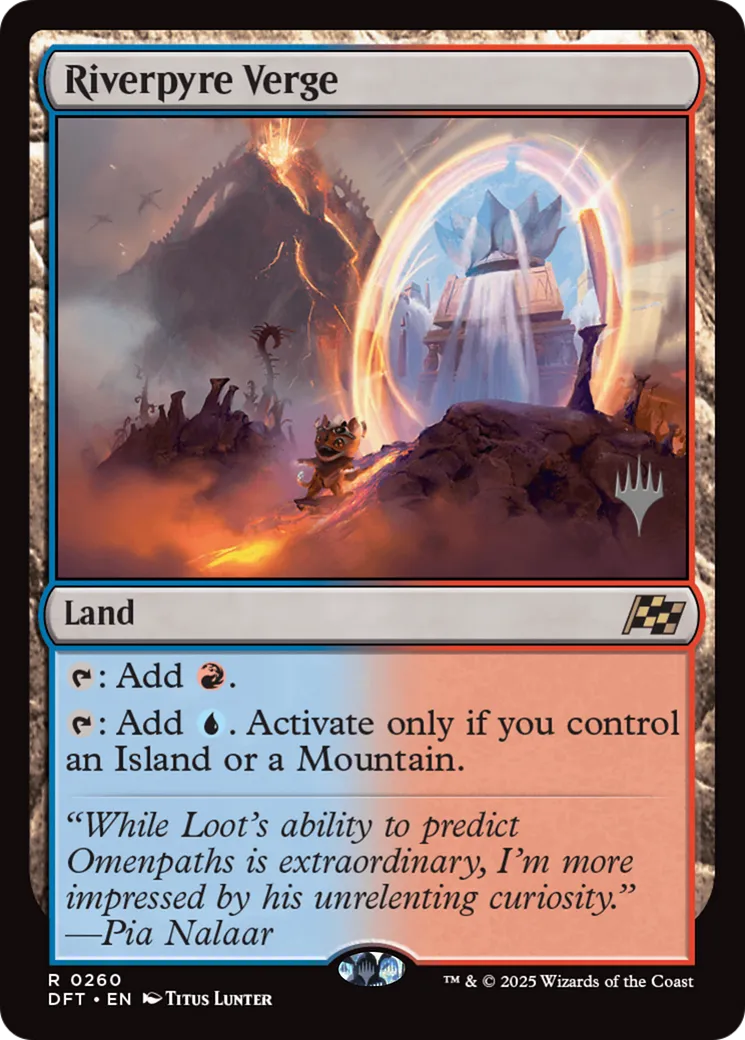 Riverpyre Verge — Aetherdrift Promos — Magic: The Gathering