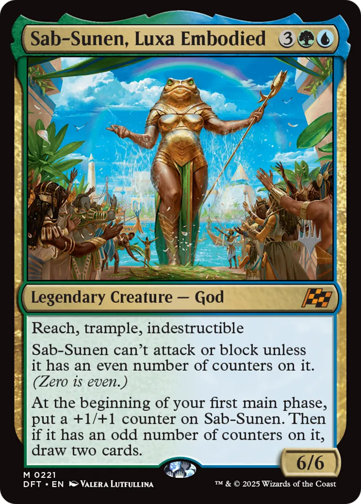 Sab-Sunen, Luxa Embodied — Aetherdrift Promos — Magic: The Gathering