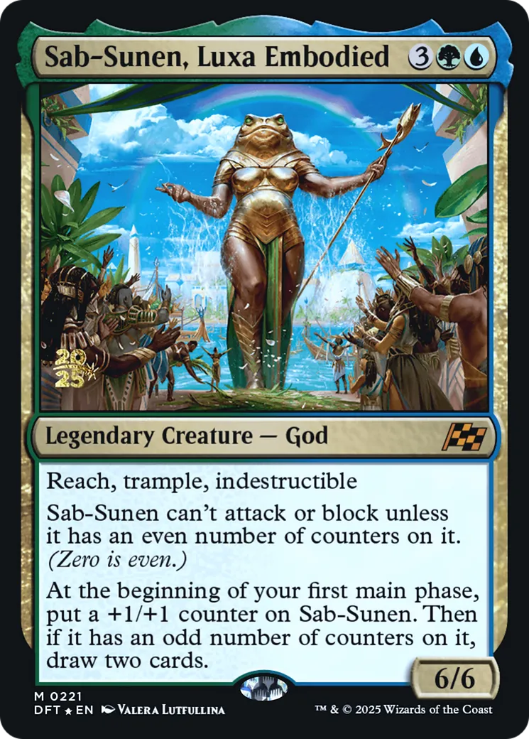 Sab-Sunen, Luxa Embodied — Aetherdrift Promos — Magic: The Gathering