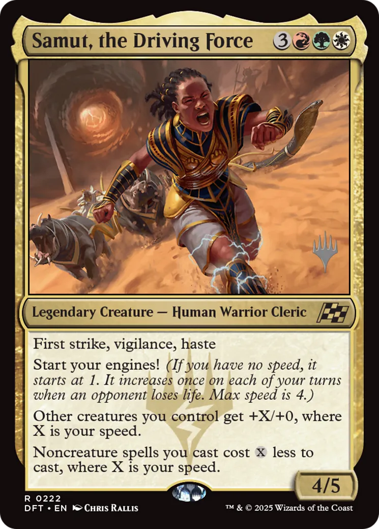 Samut, the Driving Force from Aetherdrift Promos - Magic: The Gathering