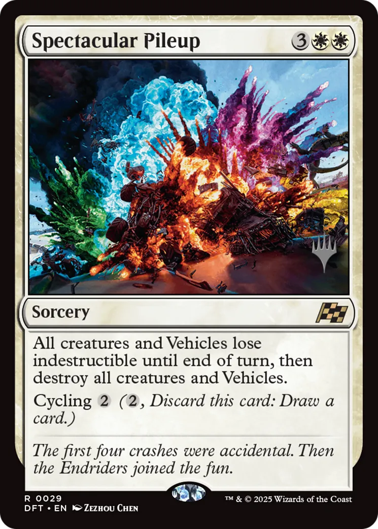 Spectacular Pileup — Aetherdrift Promos — Magic: The Gathering