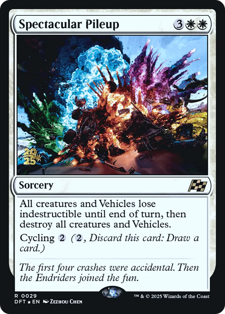 Spectacular Pileup — Aetherdrift Promos — Magic: The Gathering