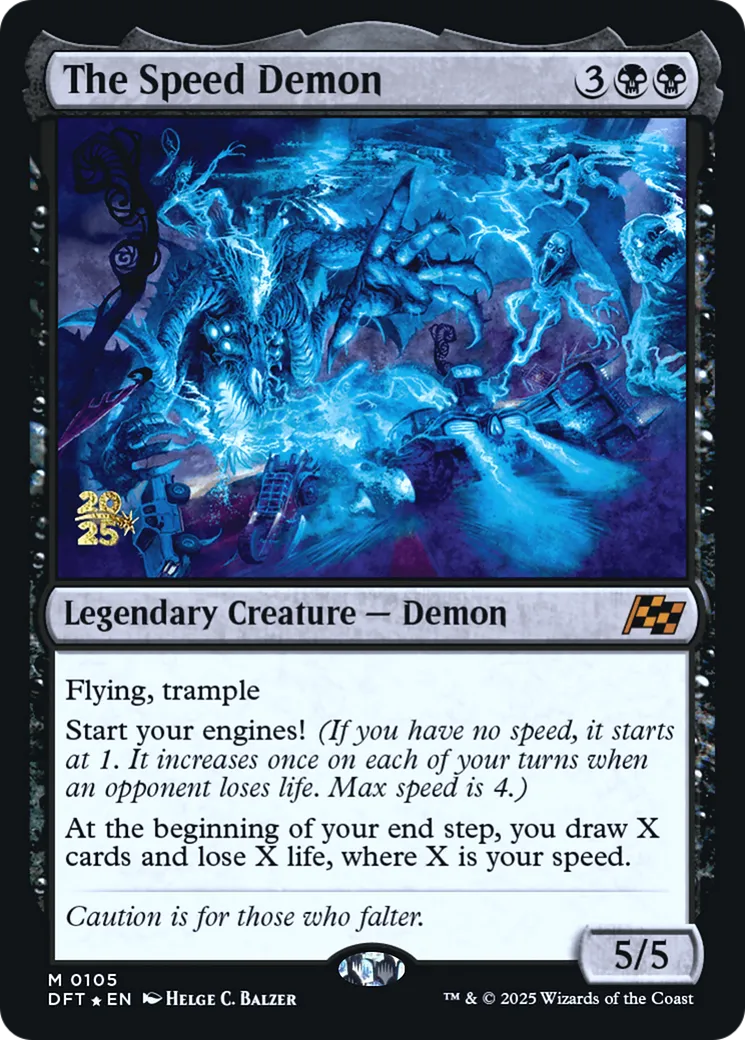 The Speed Demon — Aetherdrift Promos — Magic: The Gathering