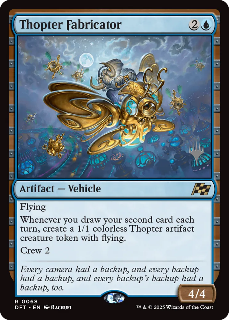 Thopter Fabricator — Aetherdrift Promos — Magic: The Gathering