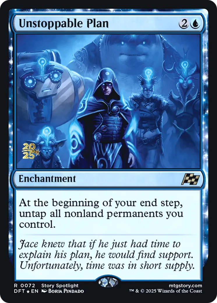 Unstoppable Plan — Aetherdrift Promos — Magic: The Gathering