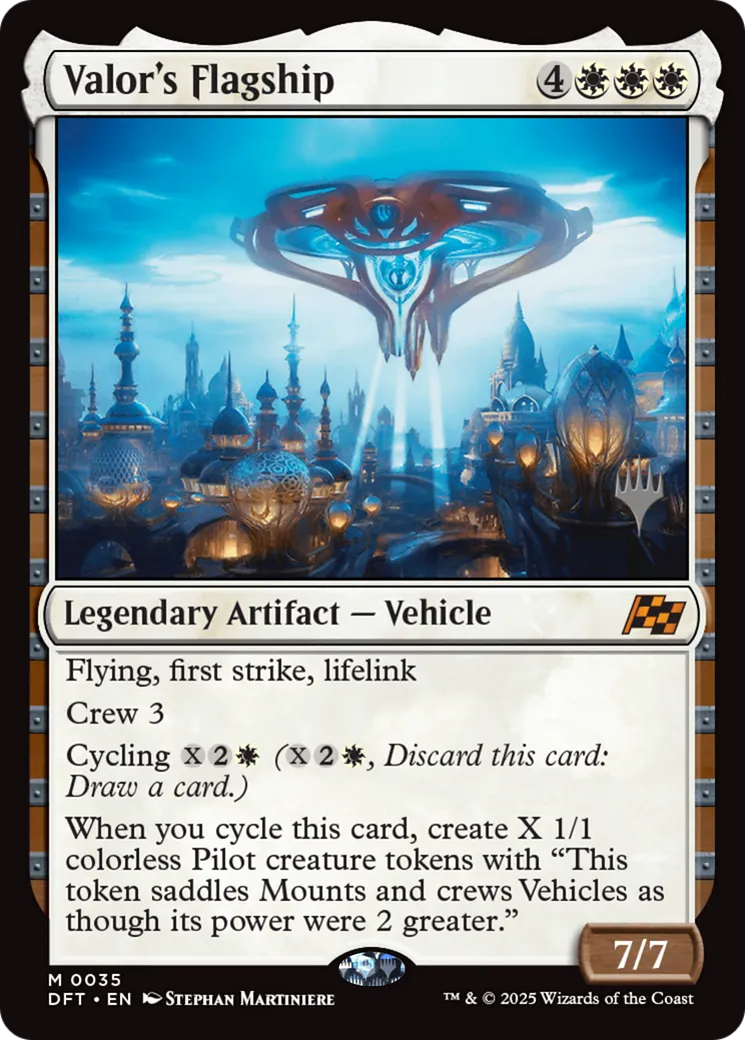 Valor's Flagship — Aetherdrift Promos — Magic: The Gathering