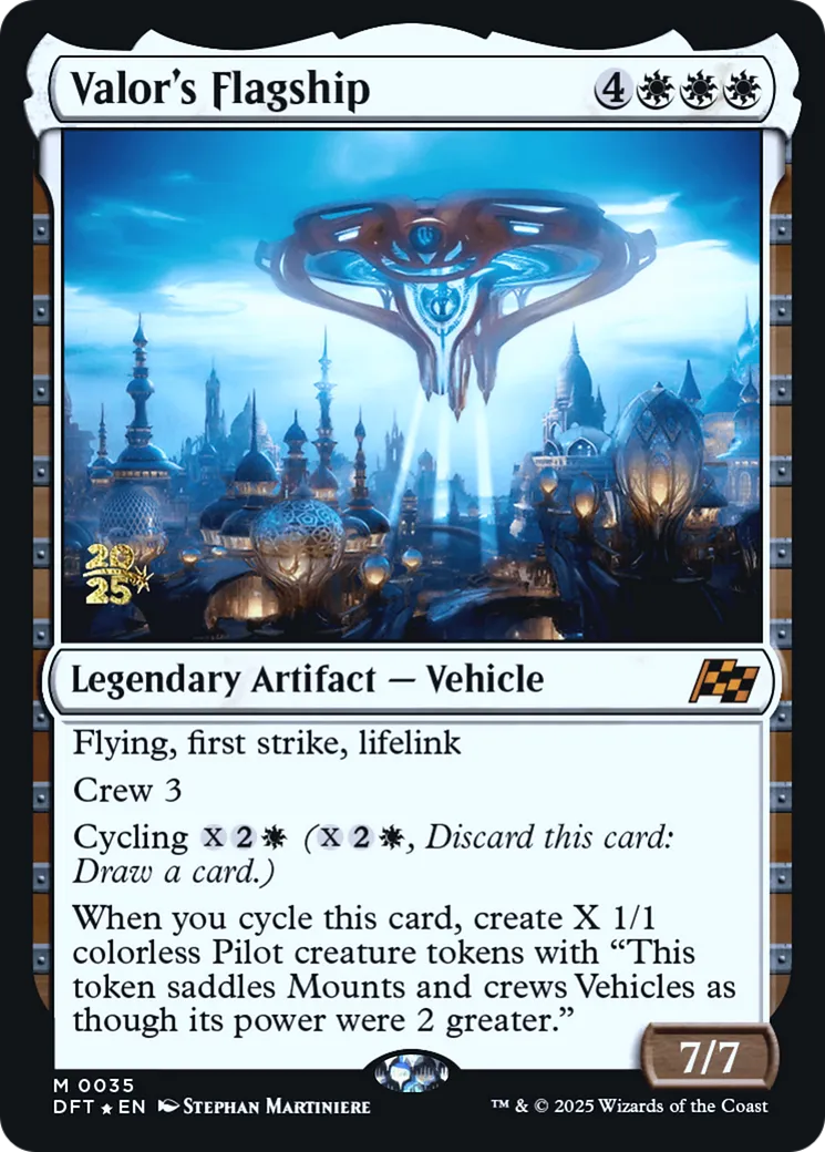 Valor's Flagship — Aetherdrift Promos — Magic: The Gathering
