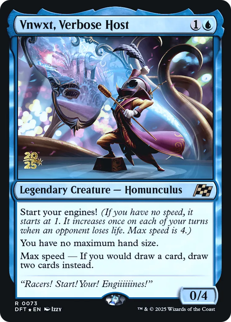 Vnwxt, Verbose Host — Aetherdrift Promos — Magic: The Gathering