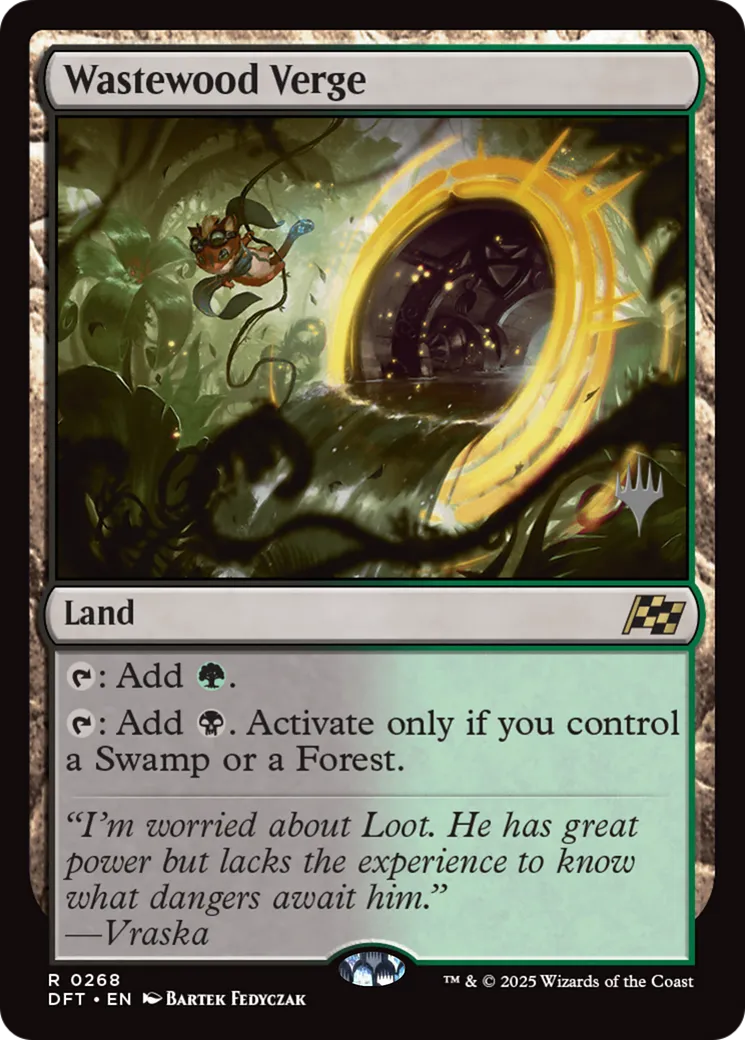 Wastewood Verge — Aetherdrift Promos — Magic: The Gathering