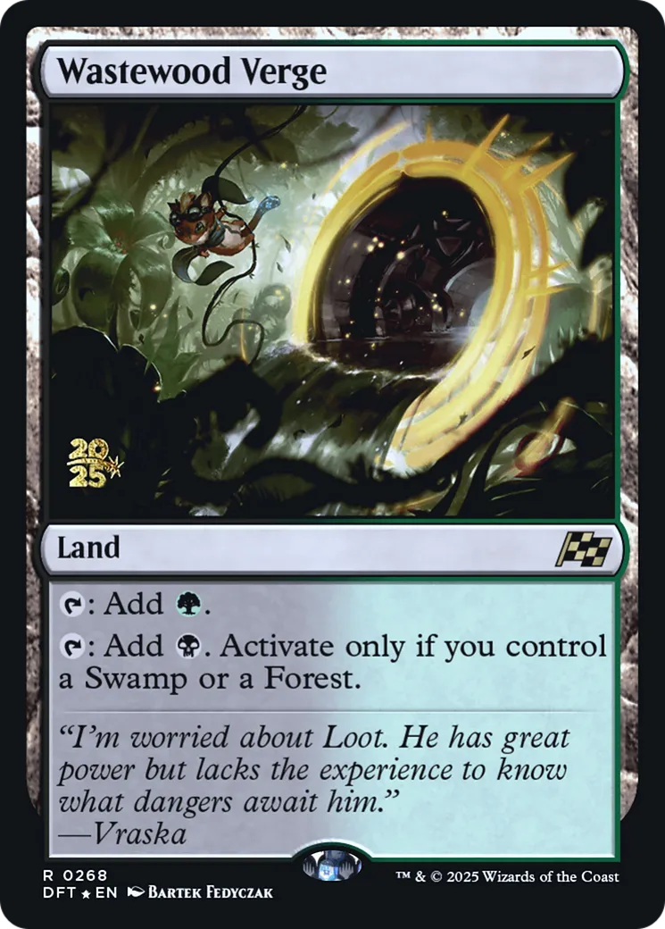 Wastewood Verge — Aetherdrift Promos — Magic: The Gathering