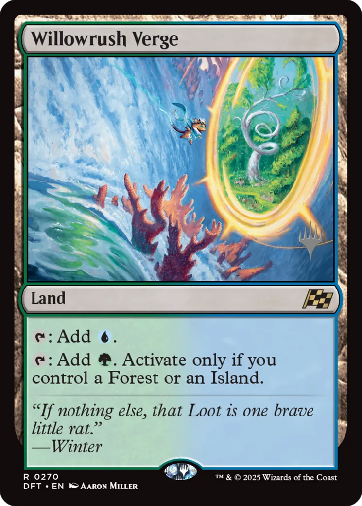 Willowrush Verge — Aetherdrift Promos — Magic: The Gathering