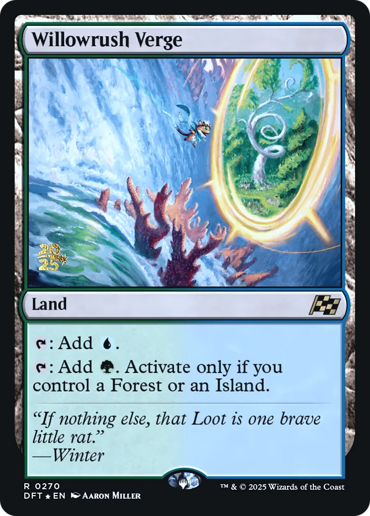 Willowrush Verge — Aetherdrift Promos — Magic: The Gathering