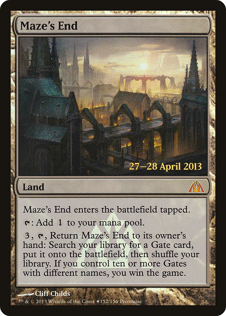Maze's End — Dragon's Maze Promos — Magic: The Gathering