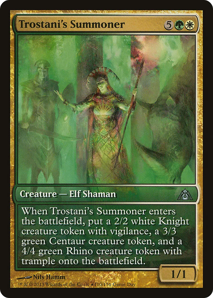 Trostani's Summoner — Dragon's Maze Promos — Magic: The Gathering