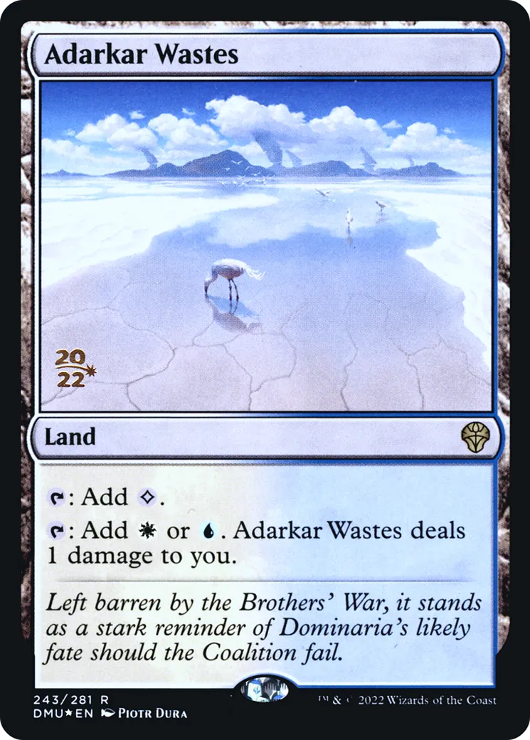 Adarkar Wastes — Dominaria United Promos — Magic: The Gathering