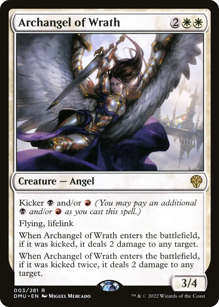 Archange de la colère — Dominaria United Promos — Magic: The Gathering