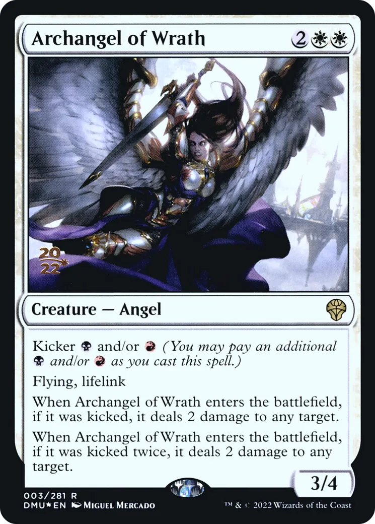 Archange de la colère — Dominaria United Promos — Magic: The Gathering