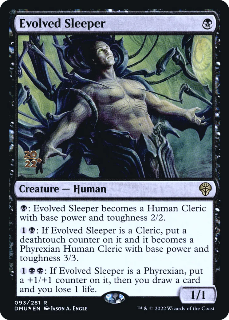 Evolved Sleeper — Dominaria United Promos — Magic: The Gathering