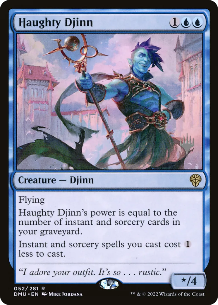 Haughty Djinn — Dominaria United Promos — Magic: The Gathering