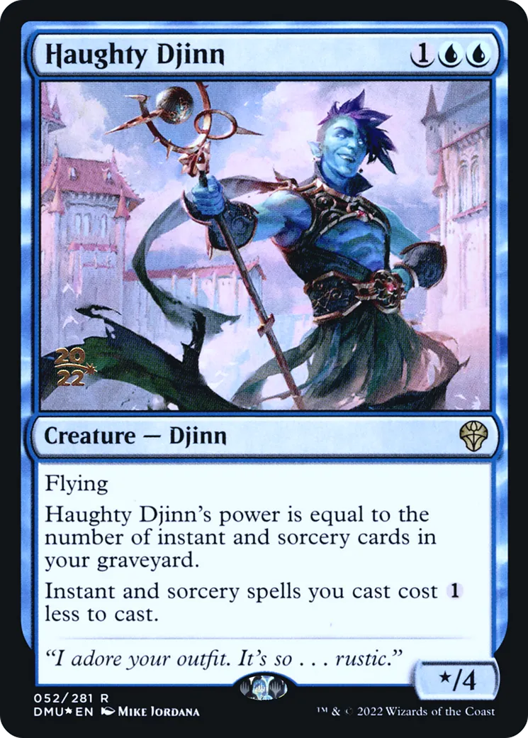 Haughty Djinn — Dominaria United Promos — Magic: The Gathering