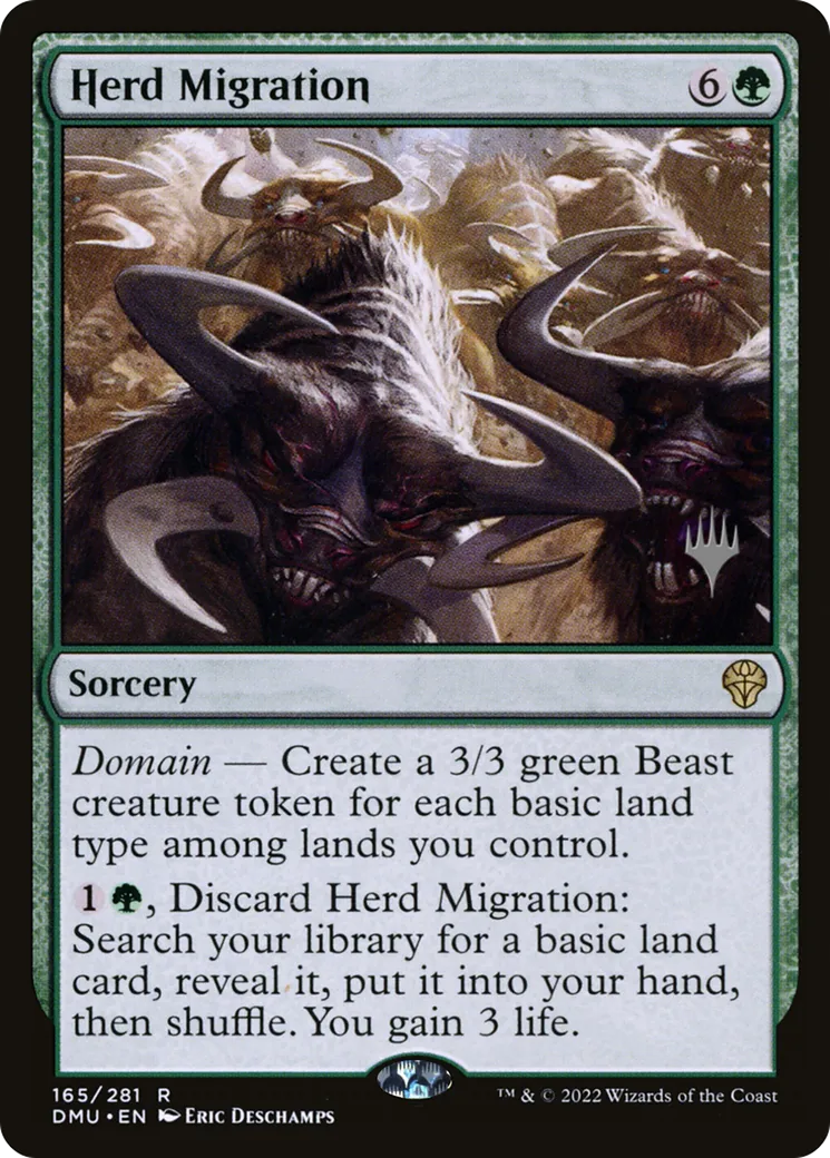 Herd Migration — Dominaria United Promos — Magic: The Gathering