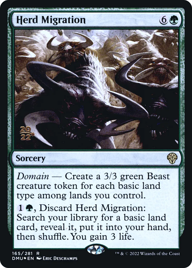 Herd Migration — Dominaria United Promos — Magic: The Gathering