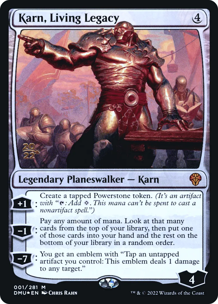 Karn, Living Legacy from Dominaria United Promos - Magic: The Gathering
