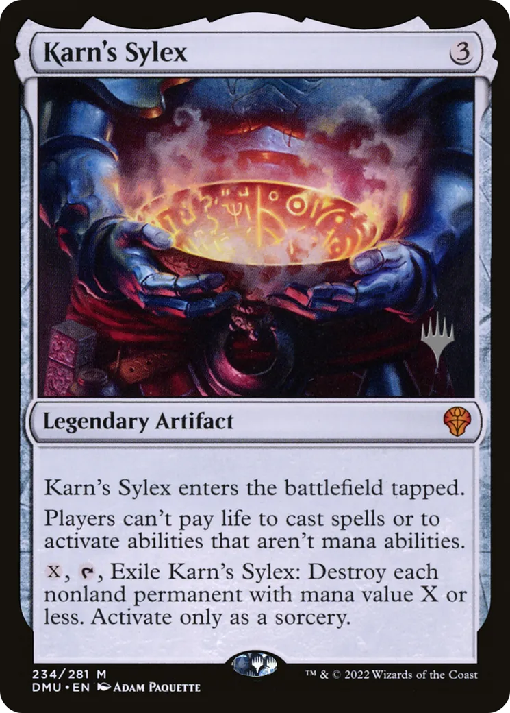 Sylex de Karn — Dominaria United Promos — Magic: The Gathering