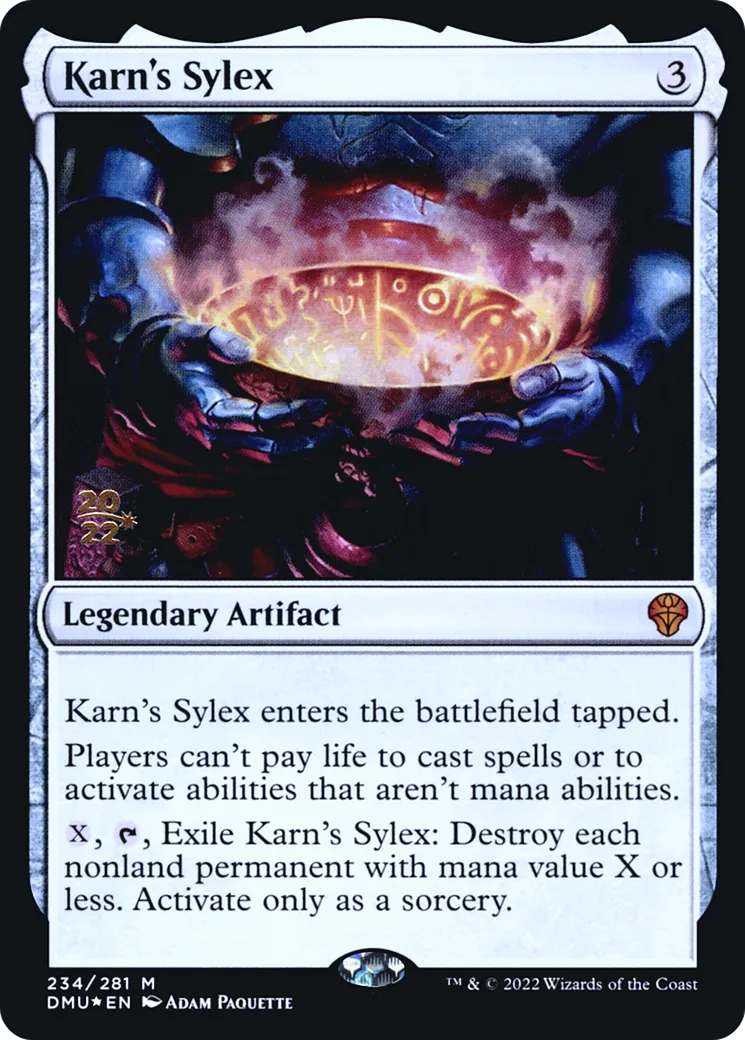 Sylex de Karn — Dominaria United Promos — Magic: The Gathering