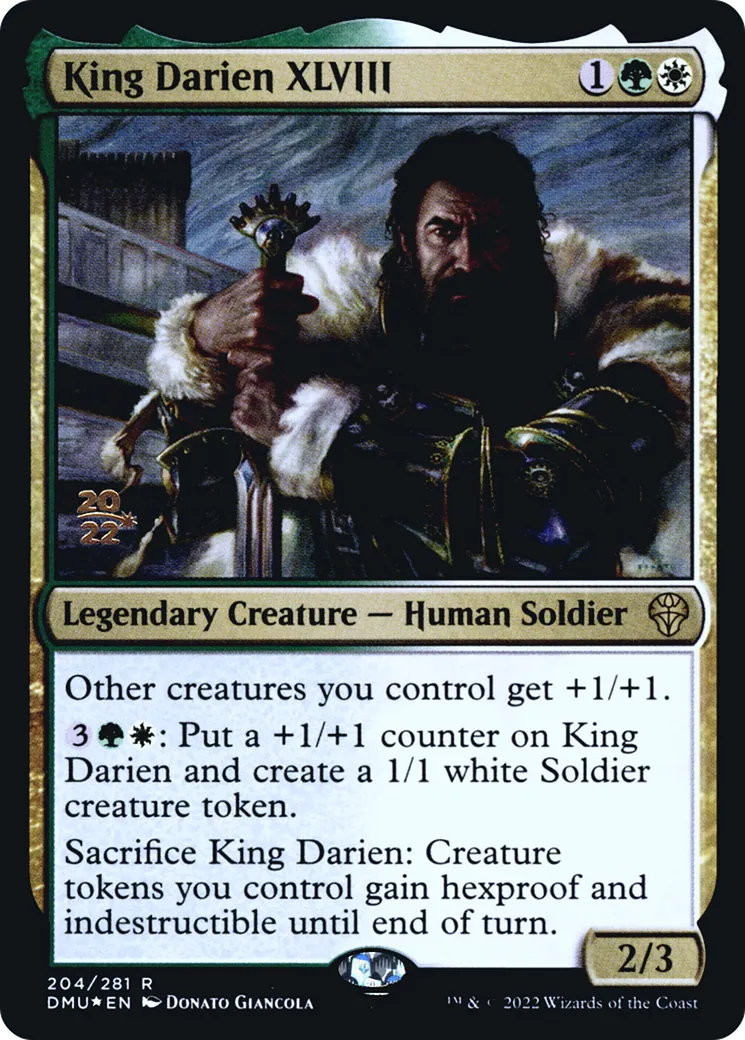 Roi Darien XLVIII — Dominaria United Promos — Magic: The Gathering