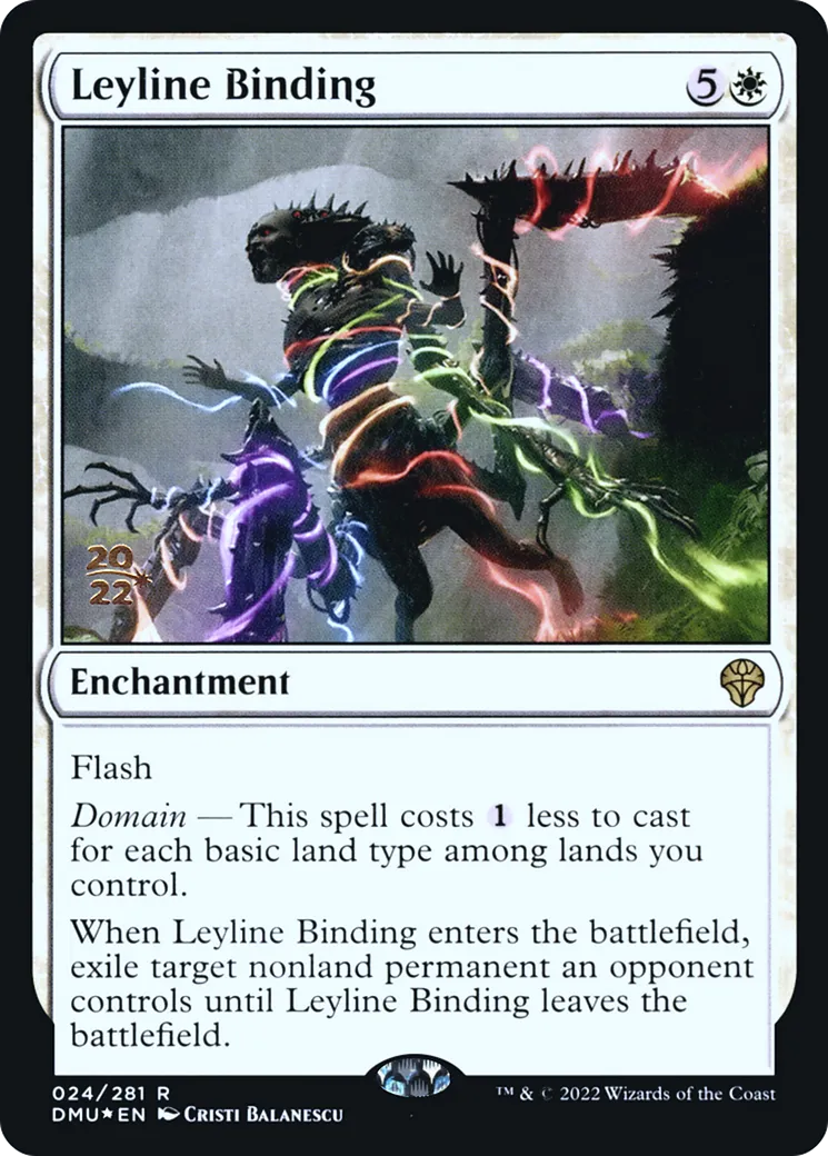 Emprisonnement par les lignes ley — Dominaria United Promos — Magic: The Gathering