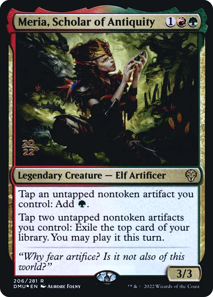 Meria, Scholar of Antiquity — Dominaria United Promos — Magic: The Gathering