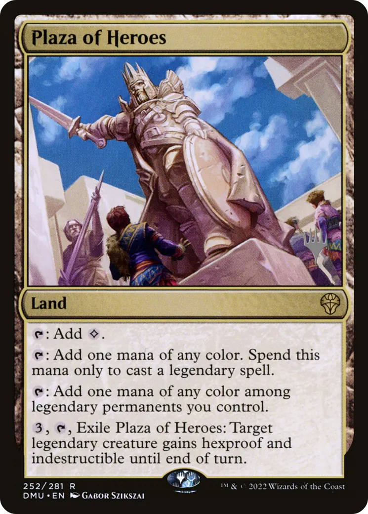 Esplanade des héros from Dominaria United Promos - Magic: The Gathering