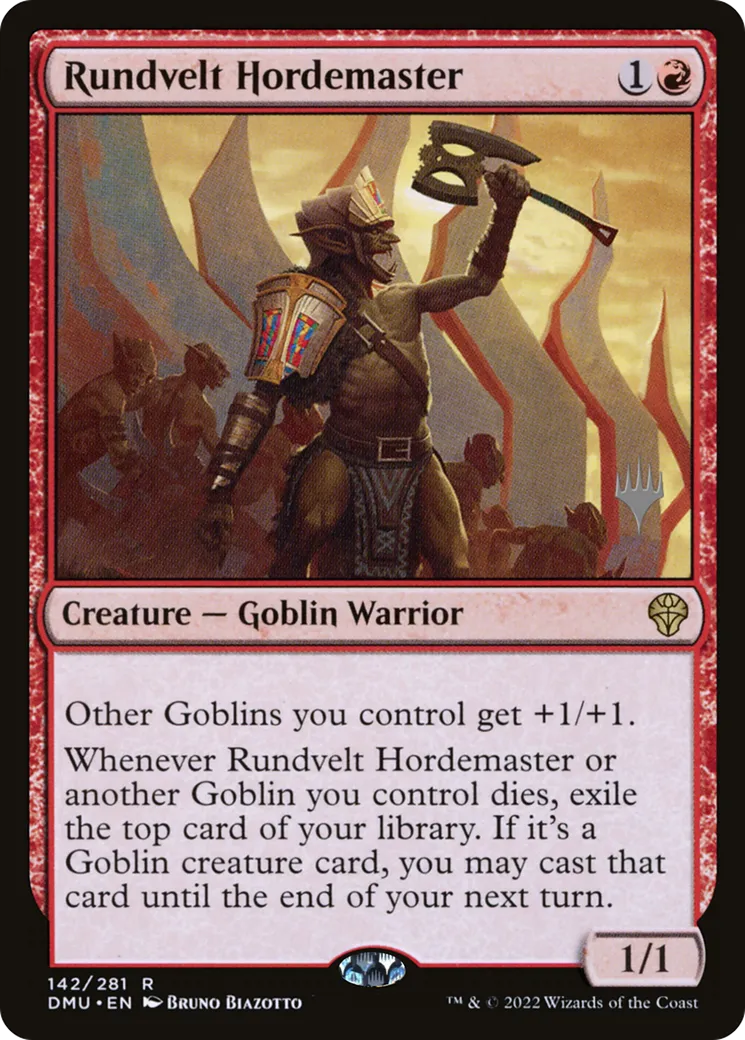 Rundvelt Hordemaster from Dominaria United Promos - Magic: The Gathering