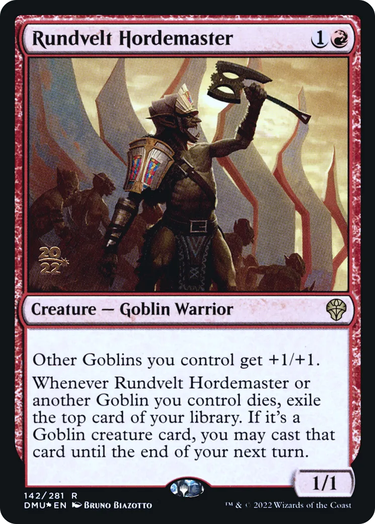 Maître de la horde du Rundvelt — Dominaria United Promos — Magic: The Gathering
