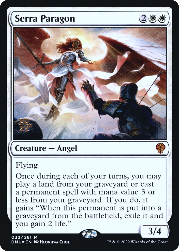 Parangon de Serra from Dominaria United Promos - Magic: The Gathering