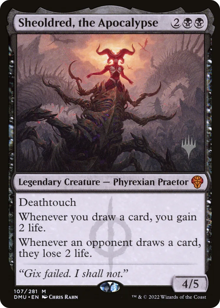 Sheoldred, l'Apocalypse — Dominaria United Promos — Magic: The Gathering