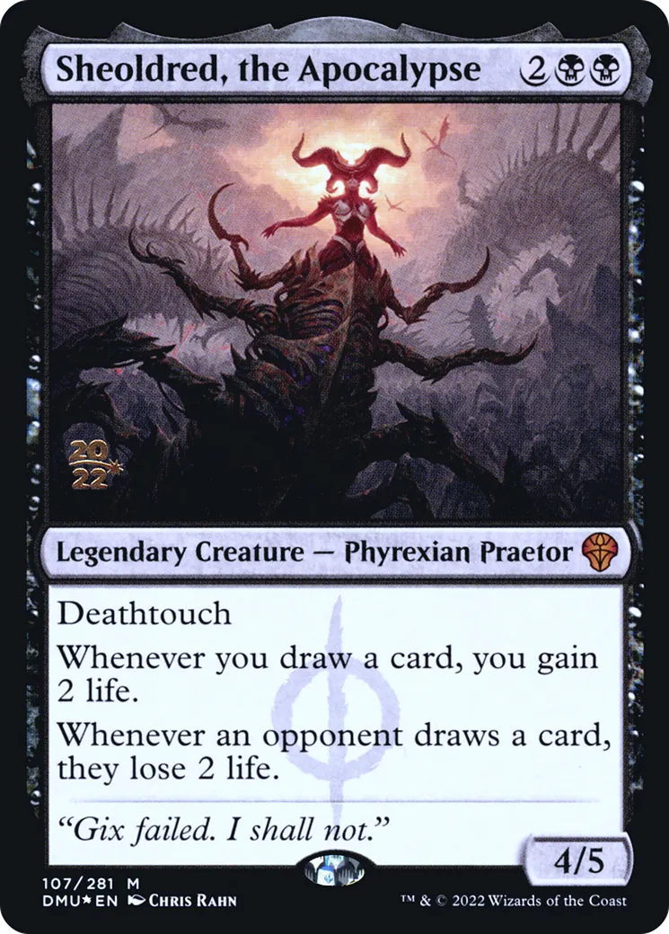 Sheoldred, l'Apocalypse — Dominaria United Promos — Magic: The Gathering