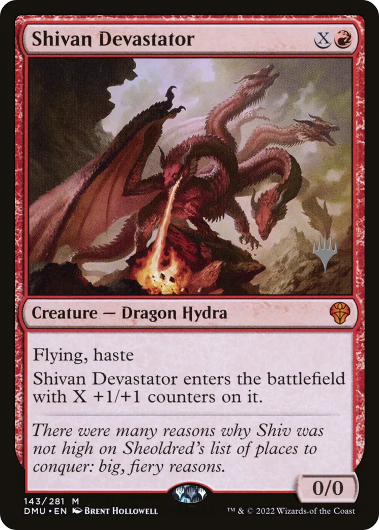 Shivan Devastator — Dominaria United Promos — Magic: The Gathering