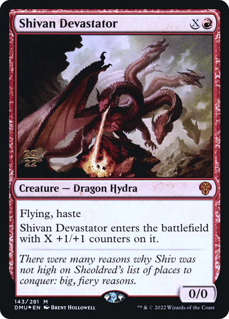 Dévastateur shivân — Dominaria United Promos — Magic: The Gathering